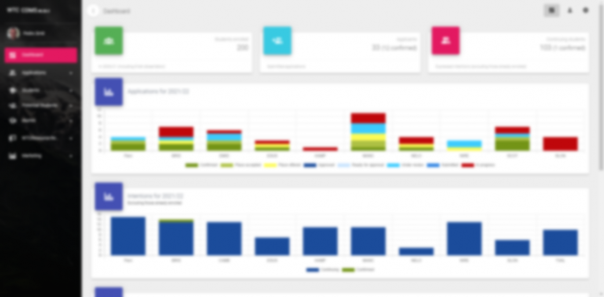 CDMS Features screenshot